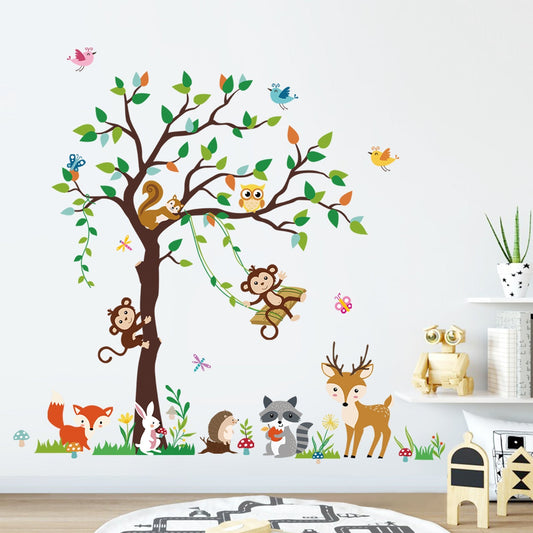 Rynx | Forest Animals Tree Wall Tattoos