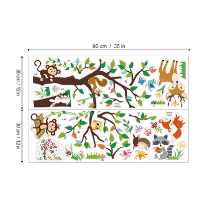 Rynx | Forest Animals Tree Wall Tattoos