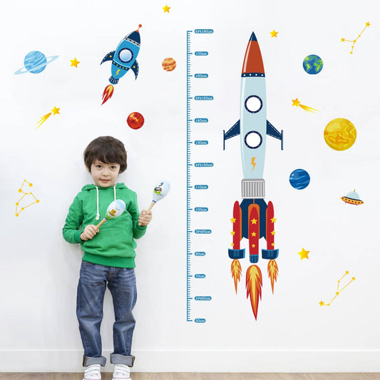 Rynx | Rocket Height Chart Wall Sticker