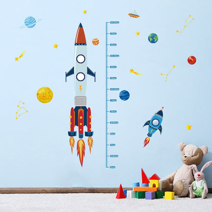 Rynx | Rocket Height Chart Wall Sticker