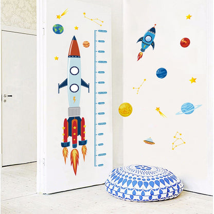 Rynx | Rocket Height Chart Wall Sticker