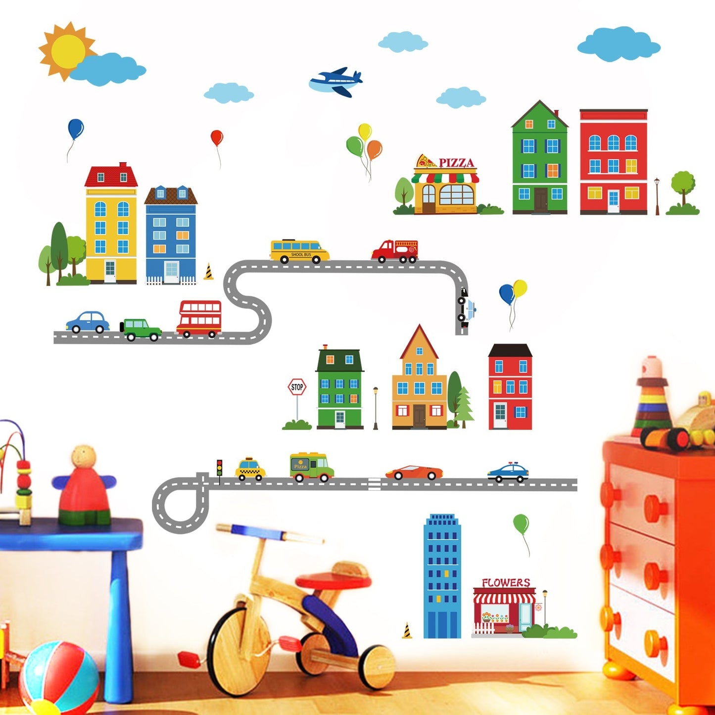 Rynx | Construction City Wall Sticker