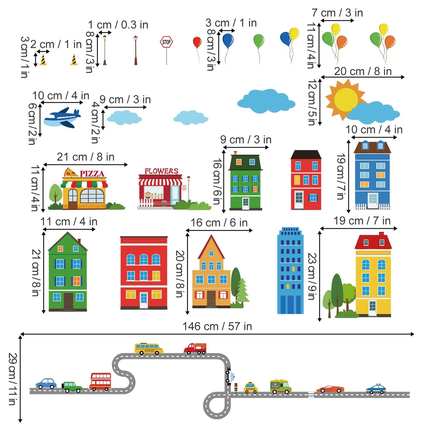 Rynx | Construction City Wall Sticker