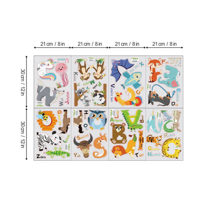Rynx | Animal Alphabet ABC Wall Tattoos
