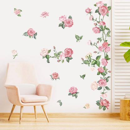 Rynx | Watercolor Pink Floral Wall Sticker