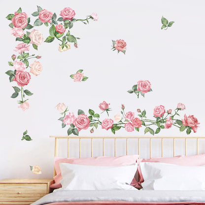 Rynx | Watercolor Pink Floral Wall Sticker