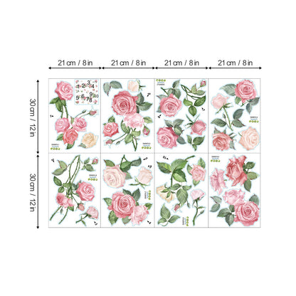 Rynx | Watercolor Pink Floral Wall Sticker