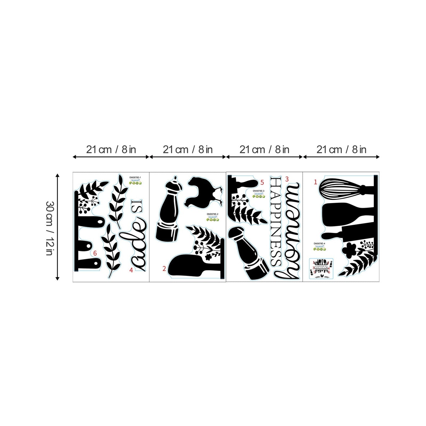 Rynx | Kitchen Quotes Wall Letters Stickers