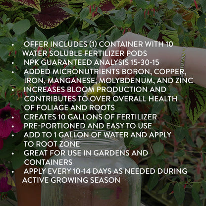Rynx | Plant with Purpose Flower Booster Water-soluble Fertilizer - 10 pieces