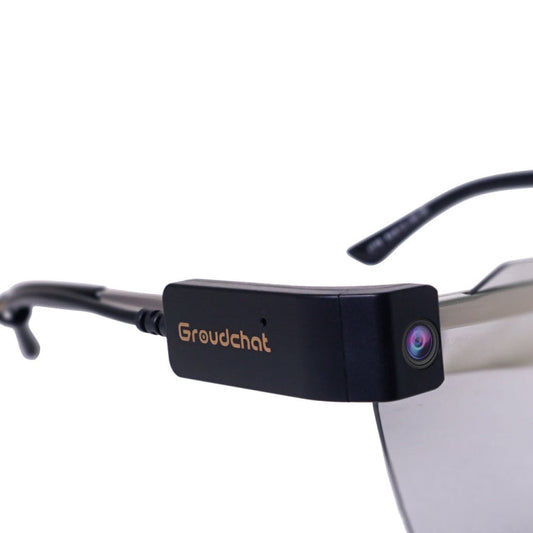 Rynx | Groudchat JP1DV1 1080P HD Smart Camera Mobile Phone USB Live Camera for Glasses Legs, Built-in sound-absorbing and noise-reducing microphone (Black)