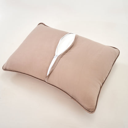 Rynx | Neutral Taupe Beige Sandy Elegant Matelassé Cotton Quilted Bedspread Set
