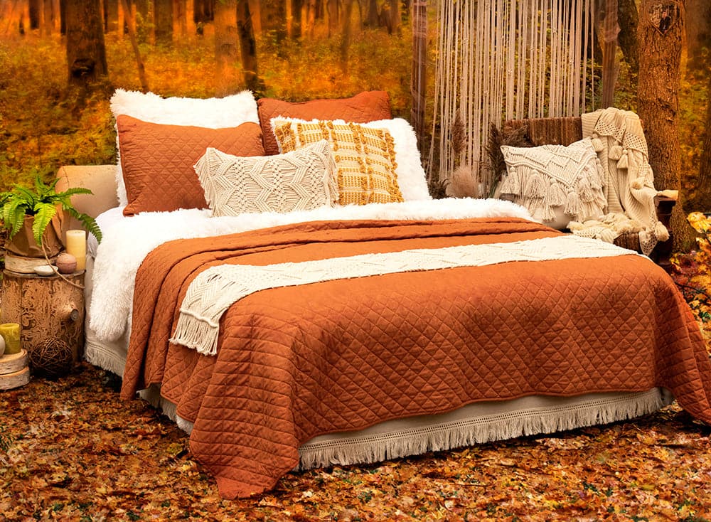 Rynx | Ava Diamond Plus Size Cotton Quilt Set