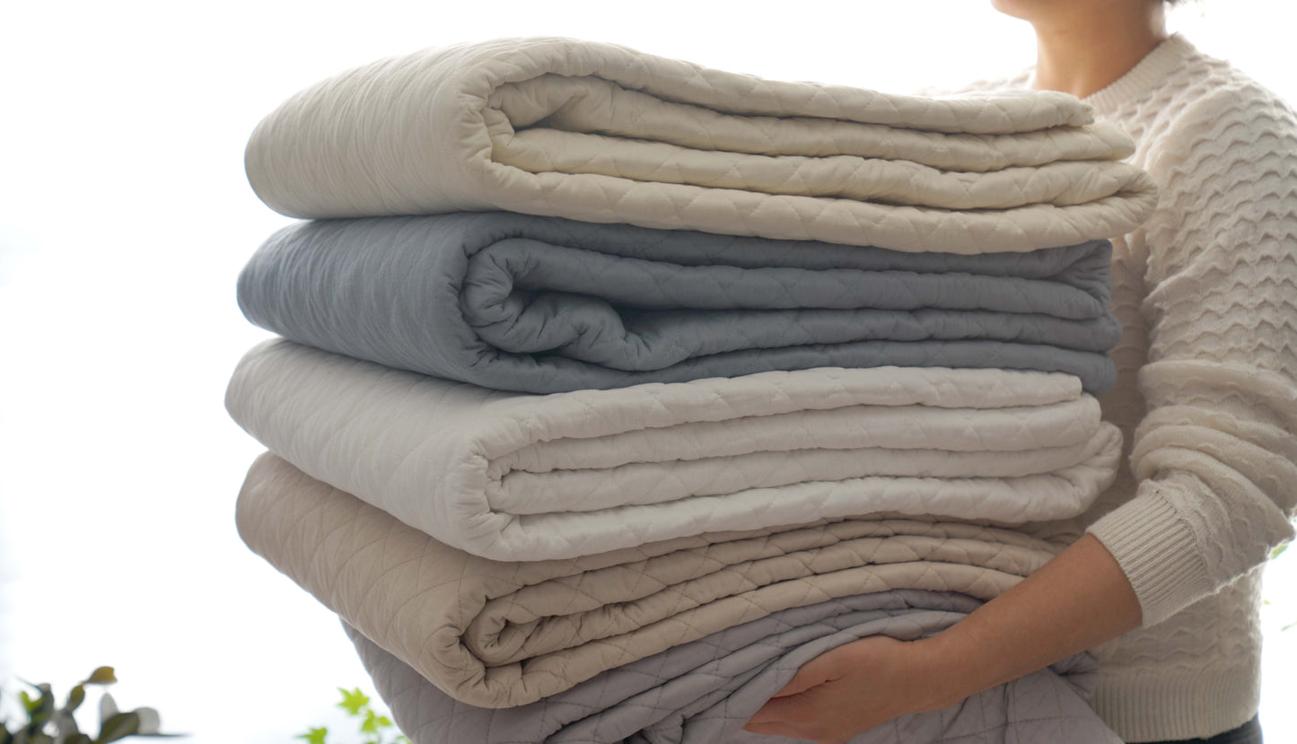 Rynx | Ava Diamond Plus Size Cotton Quilt Set