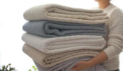 Rynx | Ava Diamond Plus Size Cotton Quilt Set