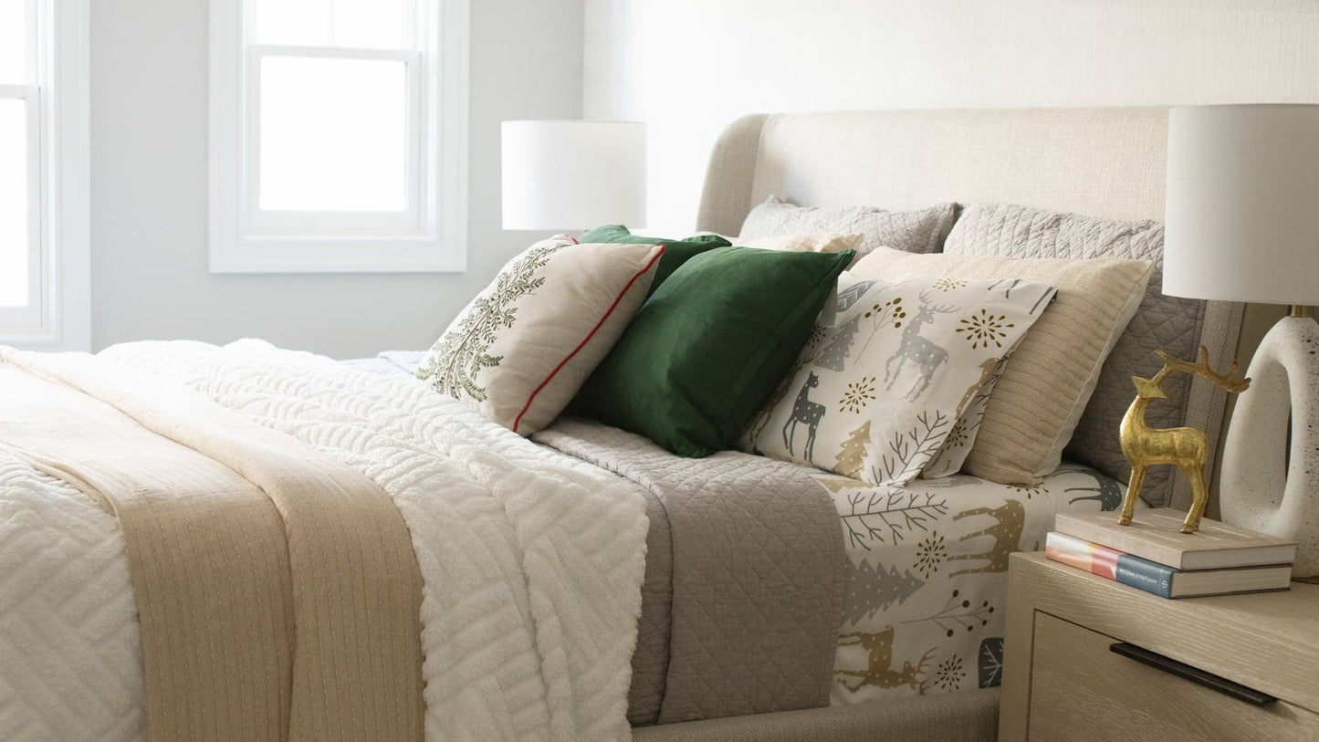 Rynx | Ava Diamond Plus Size Cotton Quilt Set