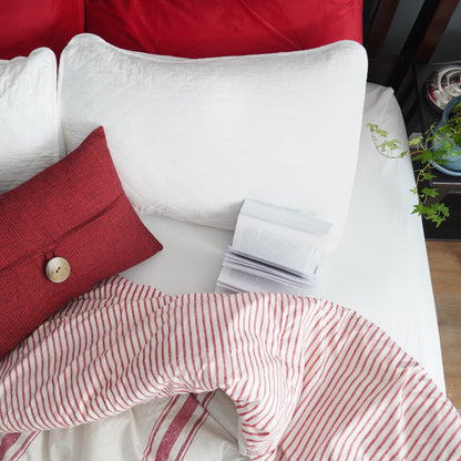 Rynx | Ava Diamond Plus Size Cotton Quilt Set