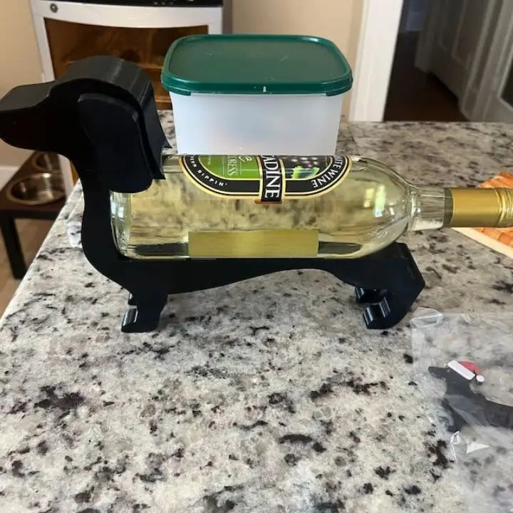Rynx | Dachshund Wine Bottle Holder – Unique, Decorative Wine Holder
