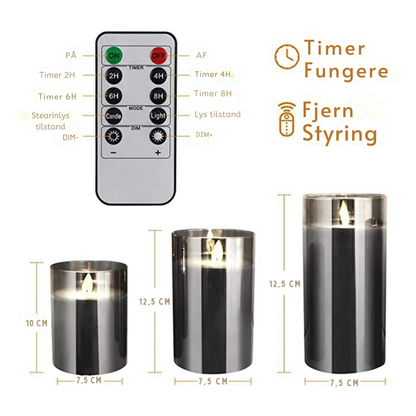 Rynx | Electric Candles | 3 adjustable LED lights