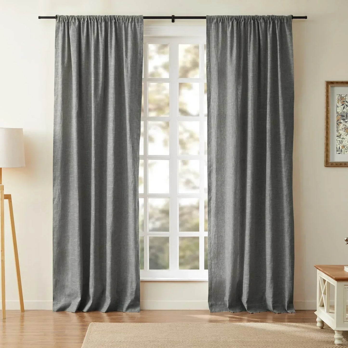 Rynx | Aira - Linen-Cotton Curtain with Soft Fabric