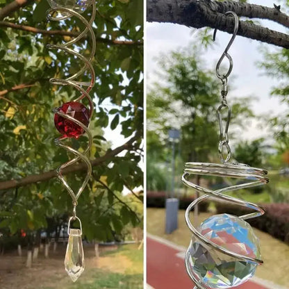 Rynx | Decorative Spiral | Magical Wind Catcher for Garden & Balcony