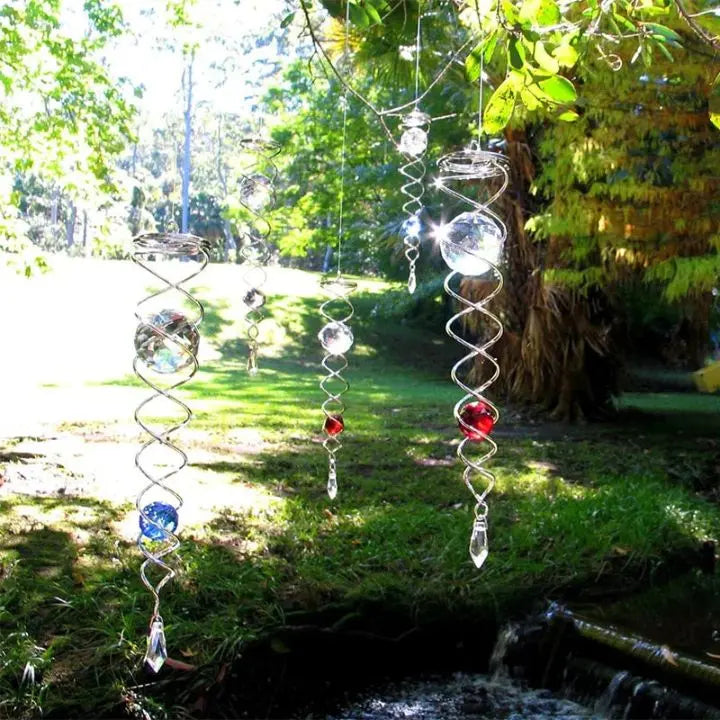 Rynx | Decorative Spiral | Magical Wind Catcher for Garden & Balcony