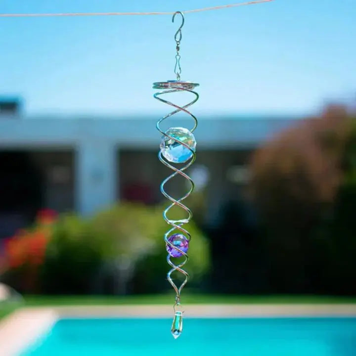 Rynx | Decorative Spiral | Magical Wind Catcher for Garden & Balcony