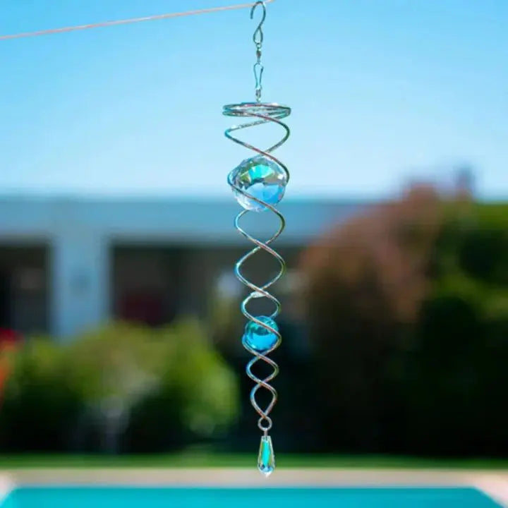 Rynx | Decorative Spiral | Magical Wind Catcher for Garden & Balcony