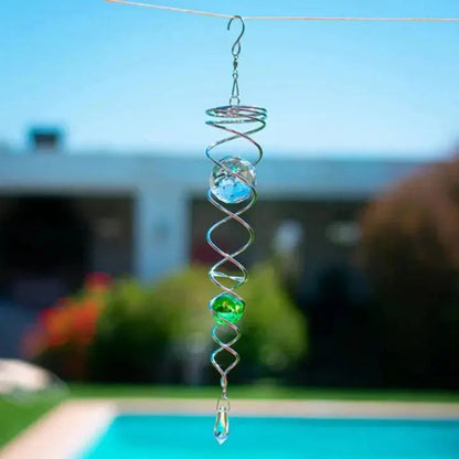 Rynx | Decorative Spiral | Magical Wind Catcher for Garden & Balcony