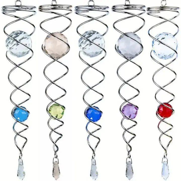 Rynx | Decorative Spiral | Magical Wind Catcher for Garden & Balcony