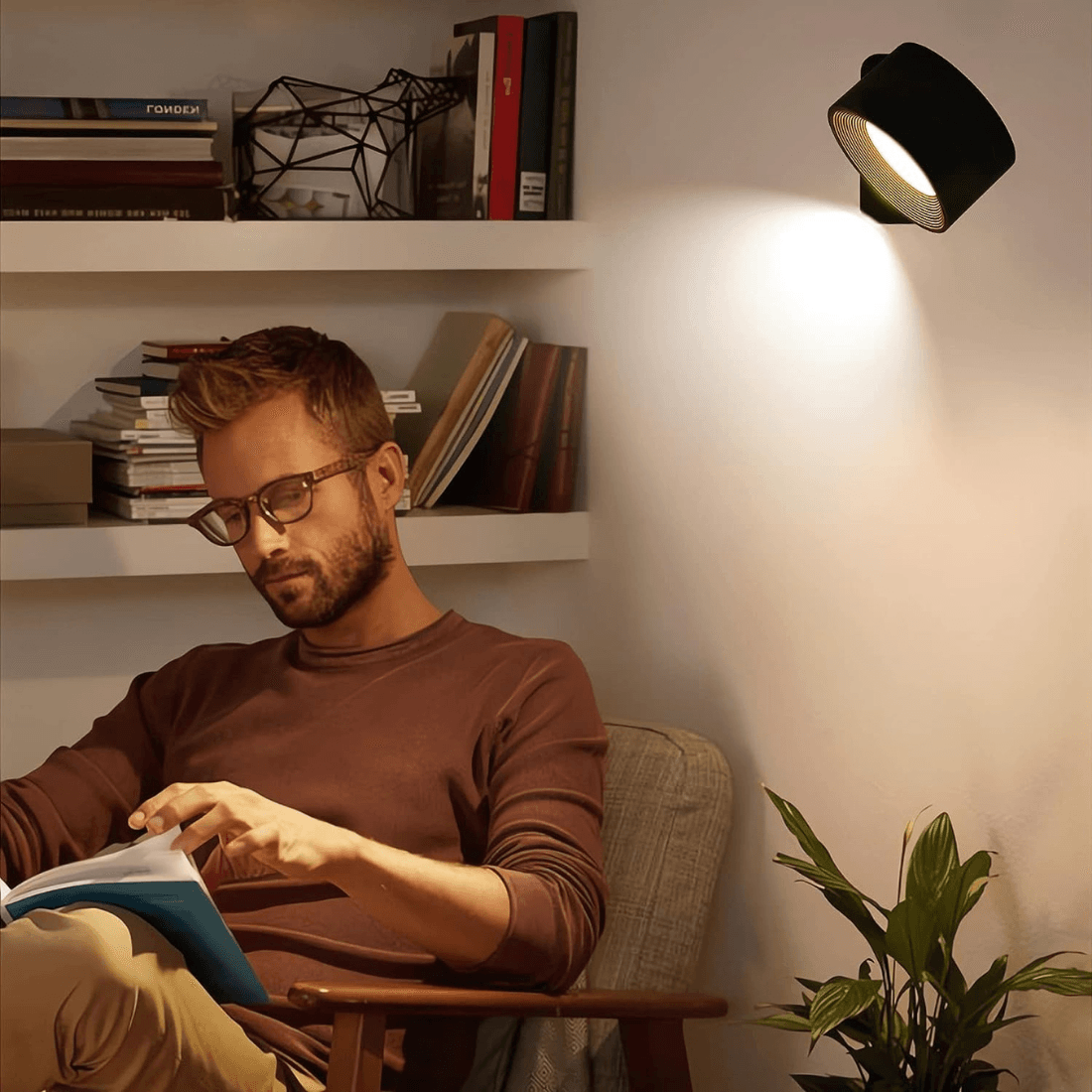 RYNX | 360° Wireless Rechargeable Wall Light