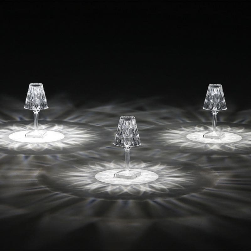 Rynx | Acrylic Crystal Table Lamp - LuxeGlow