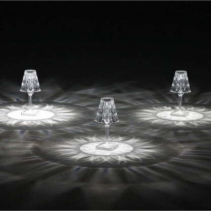 Rynx | Acrylic Crystal Table Lamp - LuxeGlow