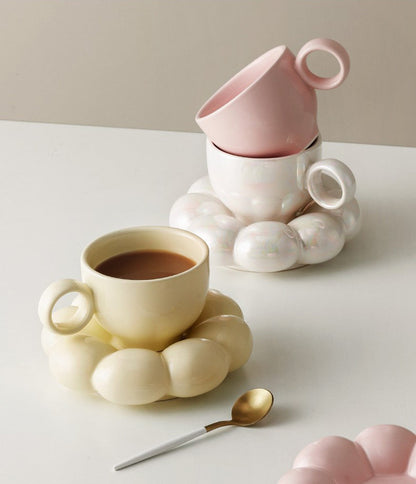 Rynx Chubby Floral Cup and Saucer Set