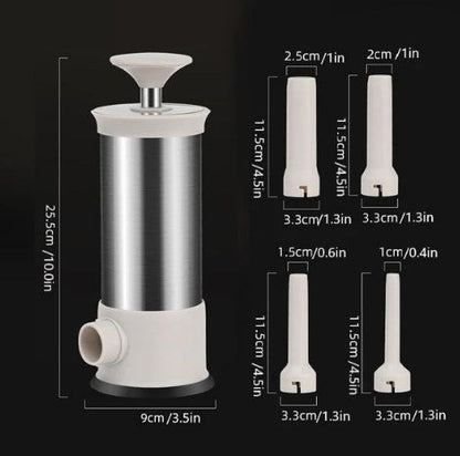 RYNX | 😍Sausage Stuffer With 4 Different Size Filling Tubes😍 304 SAUSAGE MANUFACTURER 👍🏽