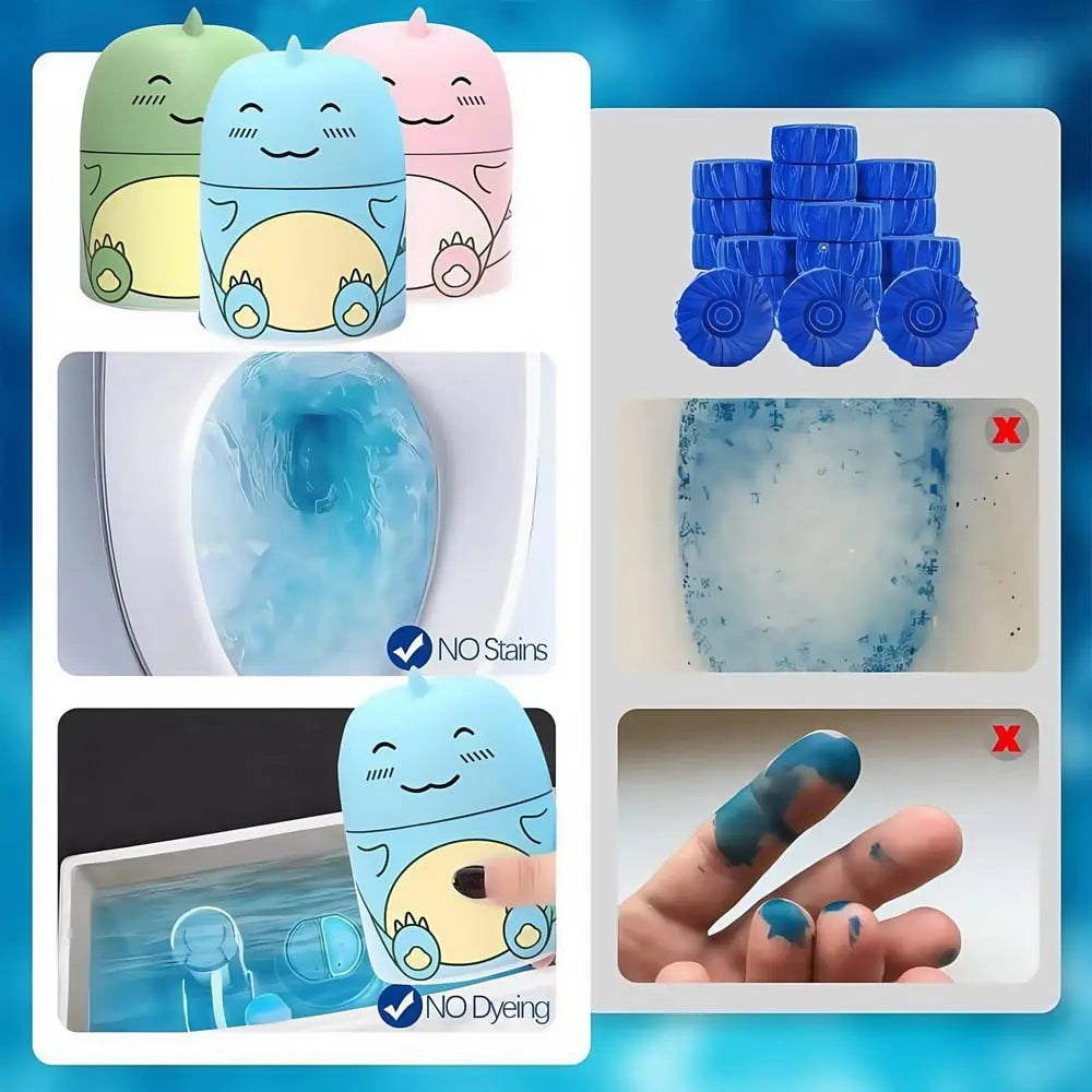 Rynx | Dino Toilet Cleaner & Fragrance Stone – Cleans automatically with every flush