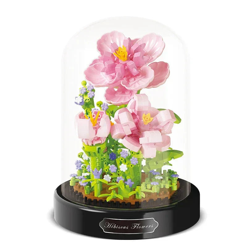 Rynx | BloomBrick DIY Micro Flower Building Blocks | Mini Brick Puzzle | Home Decoration & Gift Idea for Kids