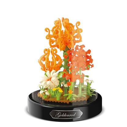Rynx | BloomBrick DIY Micro Flower Building Blocks | Mini Brick Puzzle | Home Decoration & Gift Idea for Kids