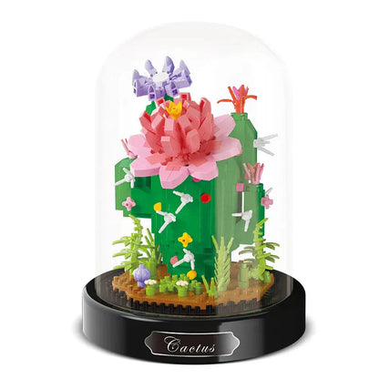 Rynx | BloomBrick DIY Micro Flower Building Blocks | Mini Brick Puzzle | Home Decoration & Gift Idea for Kids