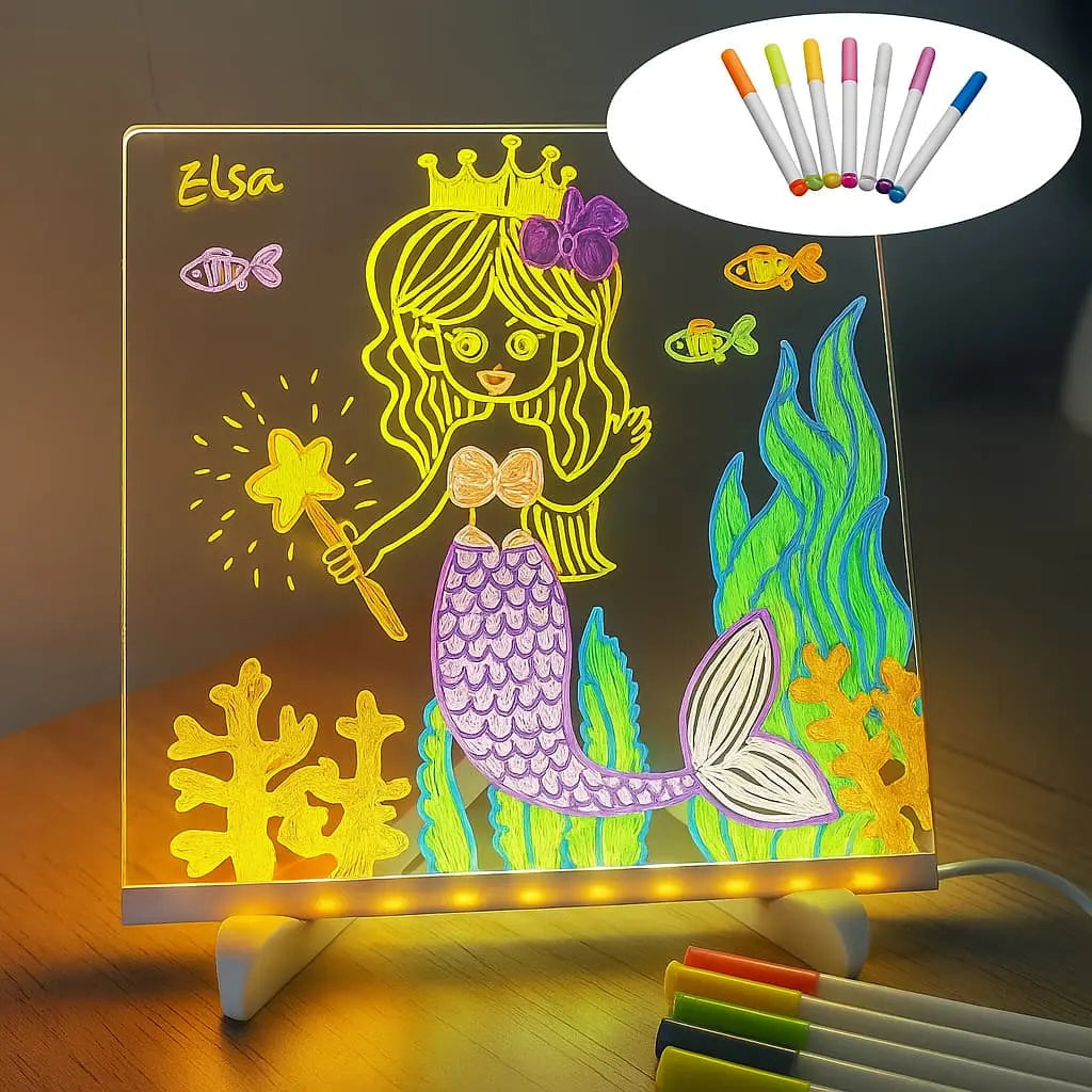 Rynx | DoodleGlow LED Drawing Board – Illuminated Artworks for Children