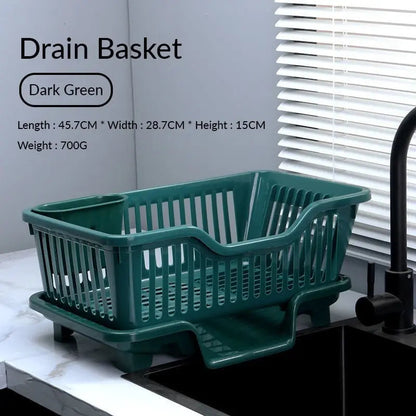 Rynx | Double-layer drying rack for dishes and cutlery – Space-saving solution