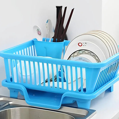 Rynx | Double-layer drying rack for dishes and cutlery – Space-saving solution