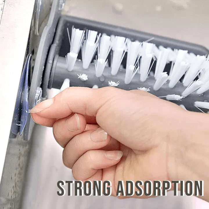 Rynx | Double-sided cup cleaning brush with suction cups for quick and easy rinsing