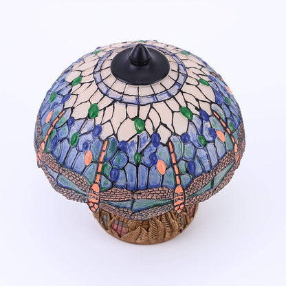 Rynx | - Vintage-Dragonfly-Lamp - Floral Elegance and Gentleness