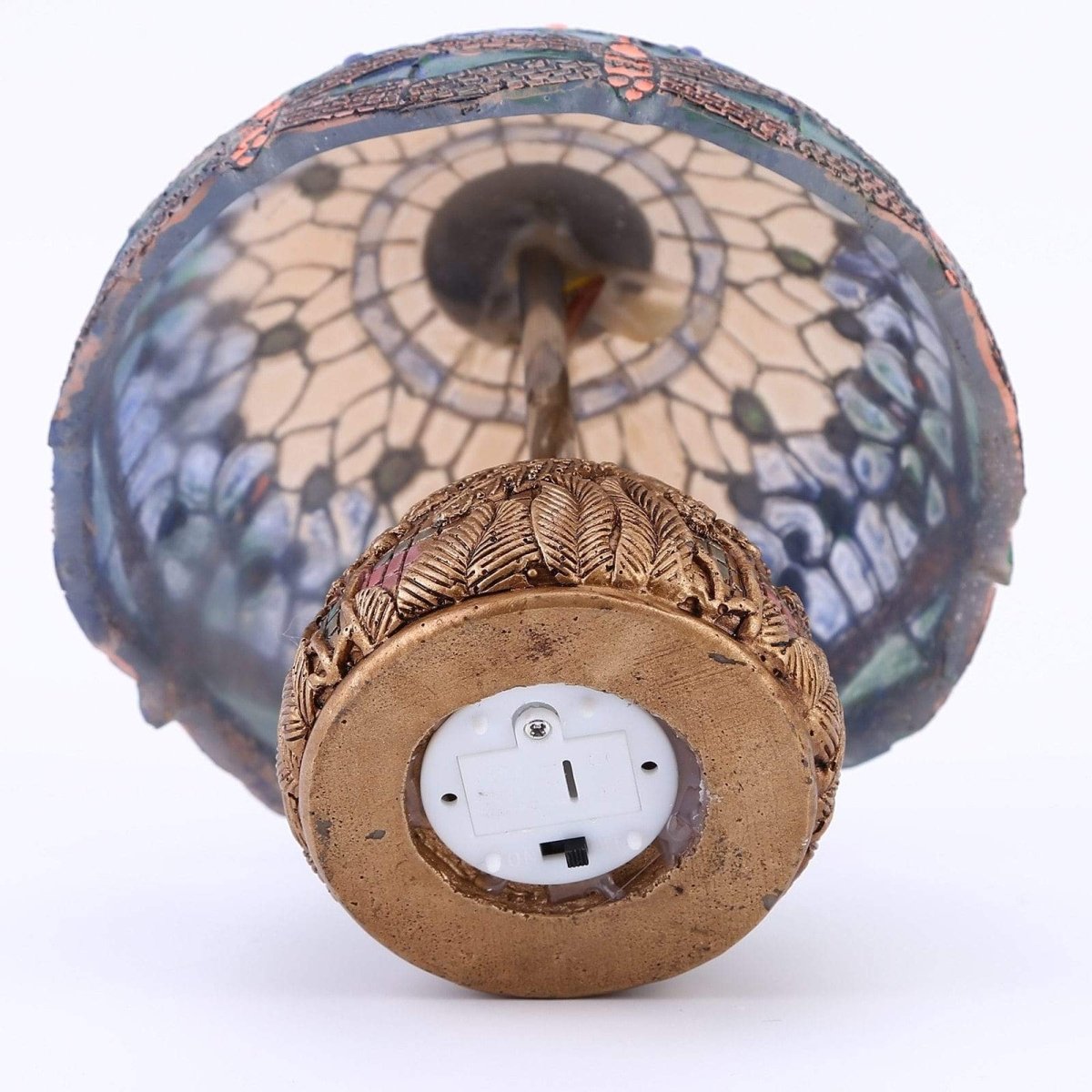 Rynx | - Vintage-Dragonfly-Lamp - Floral Elegance and Gentleness
