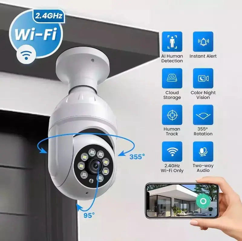 Rynx | Wireless HD Camera in Bulb – Complete Control in Your Hands