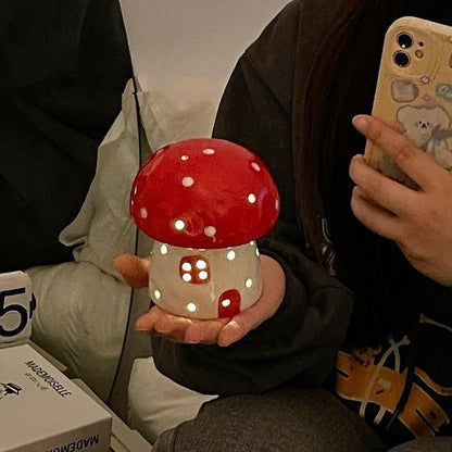 Rynx | Dreamy Mushroom Shape Ceramic Bedside Lamp