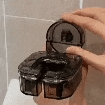 Rynx | Redatable Hair Dryer Holder — Drill-Free 360° Swivel Organizer