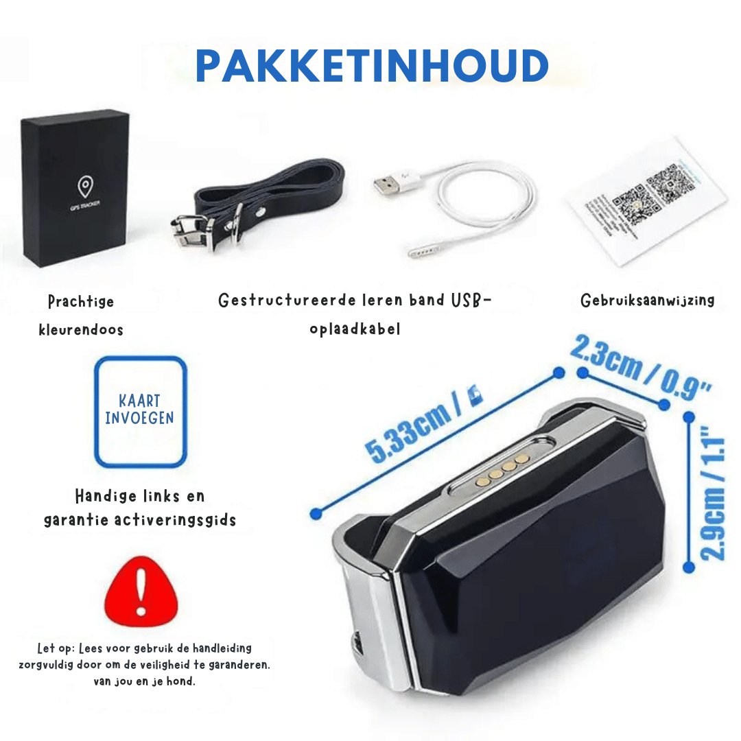 Rynx | Mini GPS Tracker | Real-time - Waterproof - Pets and Children