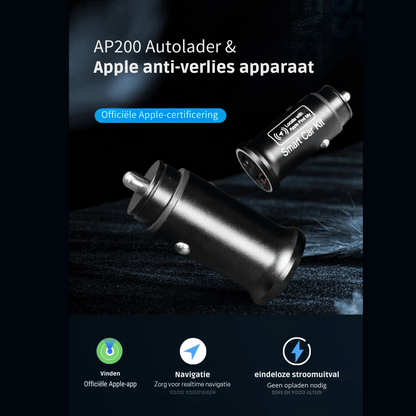 Rynx | Ap200 Usb Car Charger - 20w Fast Charger With Gps Tracker
