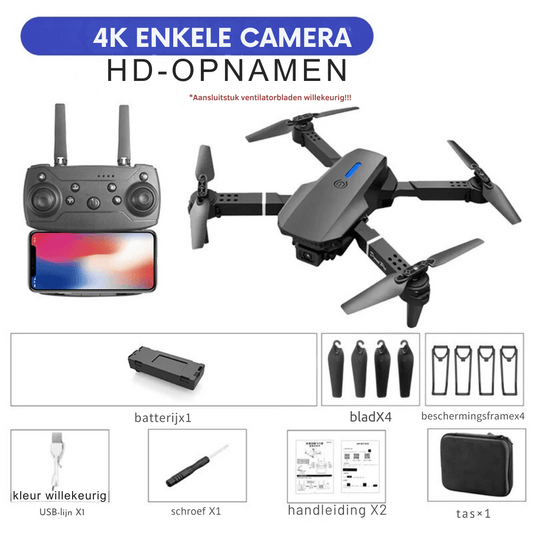 Rynx | Rc Drone - 4k Camera Foldable + Altitude Hold Function